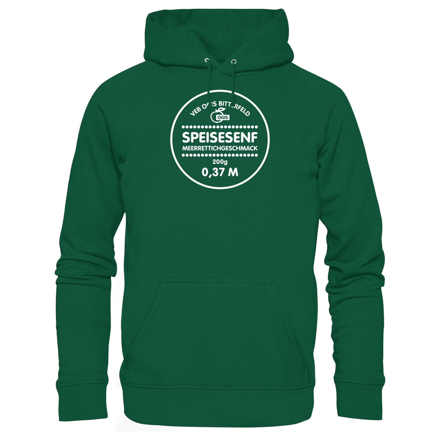 DDR Ostalgie Kapuze / Hoodie Unisex • VEB OGIS BITTERFELD - SPEISESENF