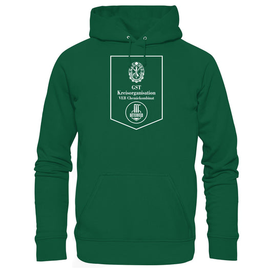 DDR Ostalgie Kapuze / Hoodie Unisex • GST DES VEB CHEMIEKOMBINAT BITTERFELD