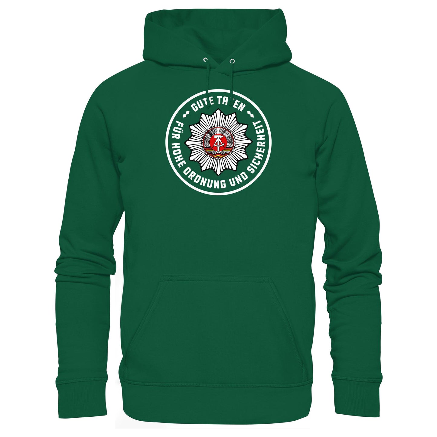 DDR Ostalgie Kapuze / Hoodie Unisex • ABZEICHEN VOLKSPOLIZEI FÜR JUNGE PIONIERE