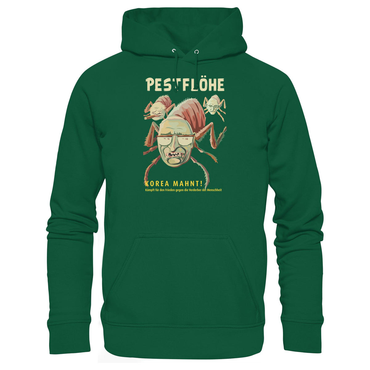 NATO-PESTFLÖHE - KOREA WARNT • DDR Ostalgie Kapuze / Hoodie Unisex