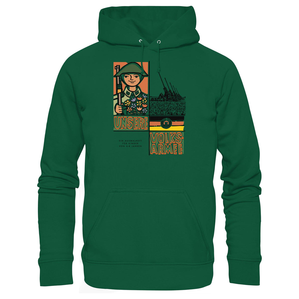 NVA - UNSERE VOLKSARMEE (AUSMALHEFT) | DDR Ostalgie Kapuze / Hoodie Unisex