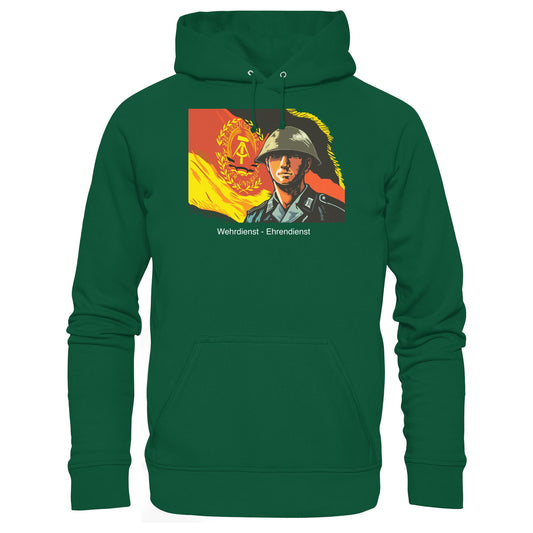 DDR Ostalgie Kapuze / Hoodie Unisex • NVA WEHRDIENST - EHRENDIENST