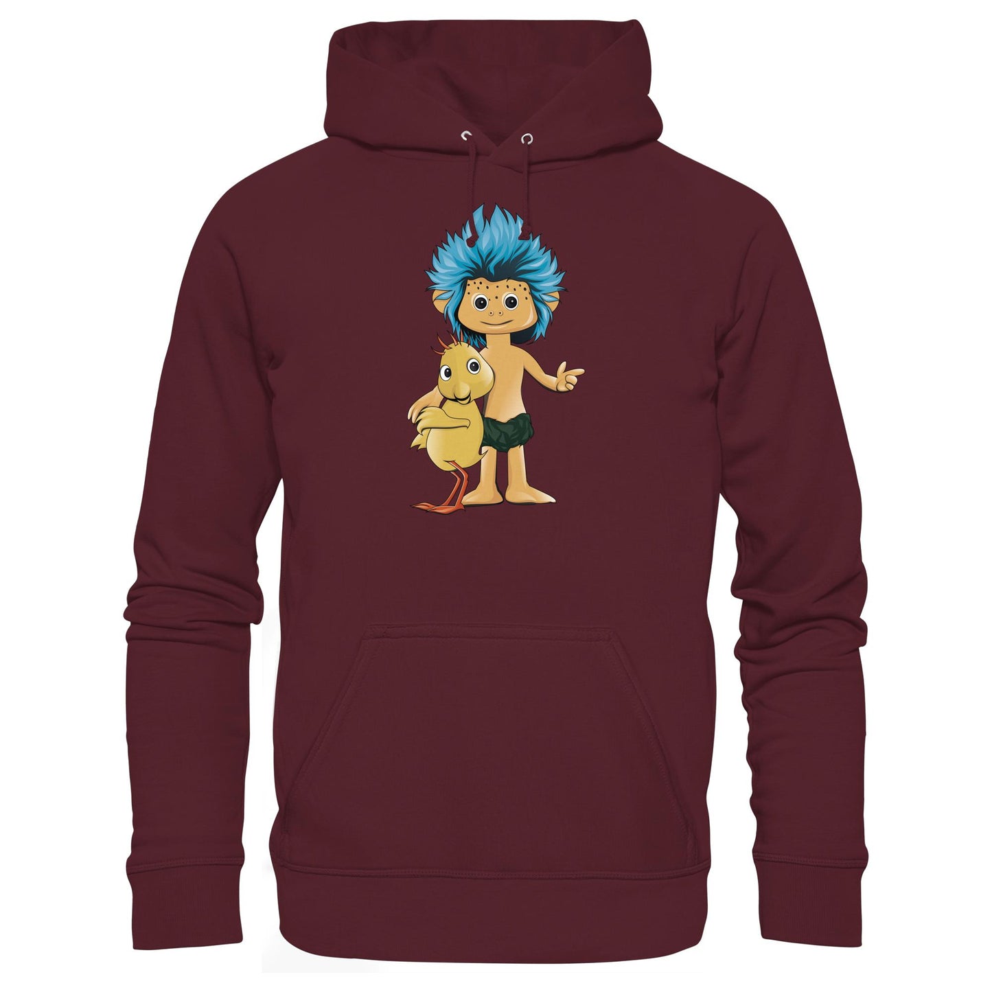 DDR Ostalgie Kapuze / Hoodie Unisex • UNSER SANDMÄNNCHEN - PLUMPS & KÜKEN