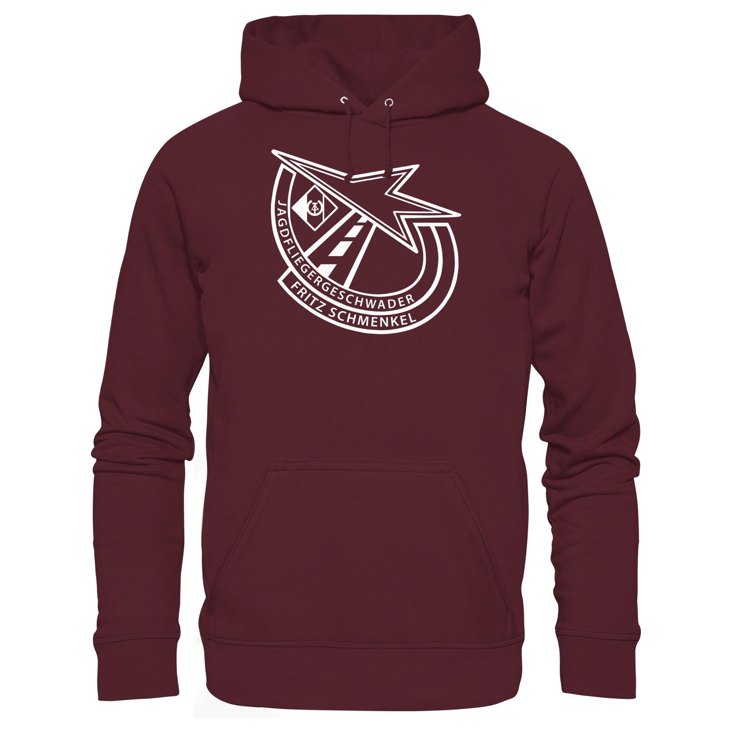 DDR Ostalgie Kapuze / Hoodie Unisex • NVA EMBLEM - GESCHWADER FRITZ SCHMENKEL
