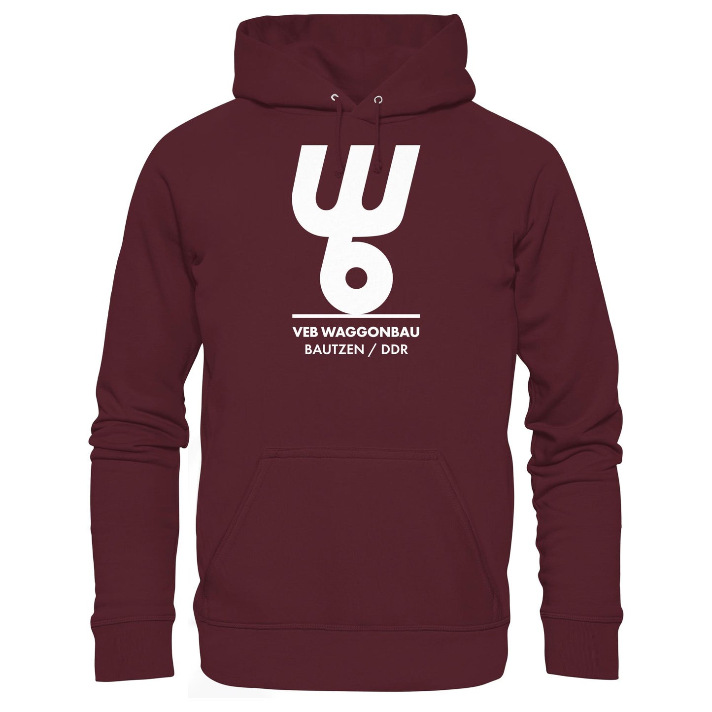 DDR Ostalgie Kapuze / Hoodie Unisex • VEB WAGGONBAU BAUTZEN