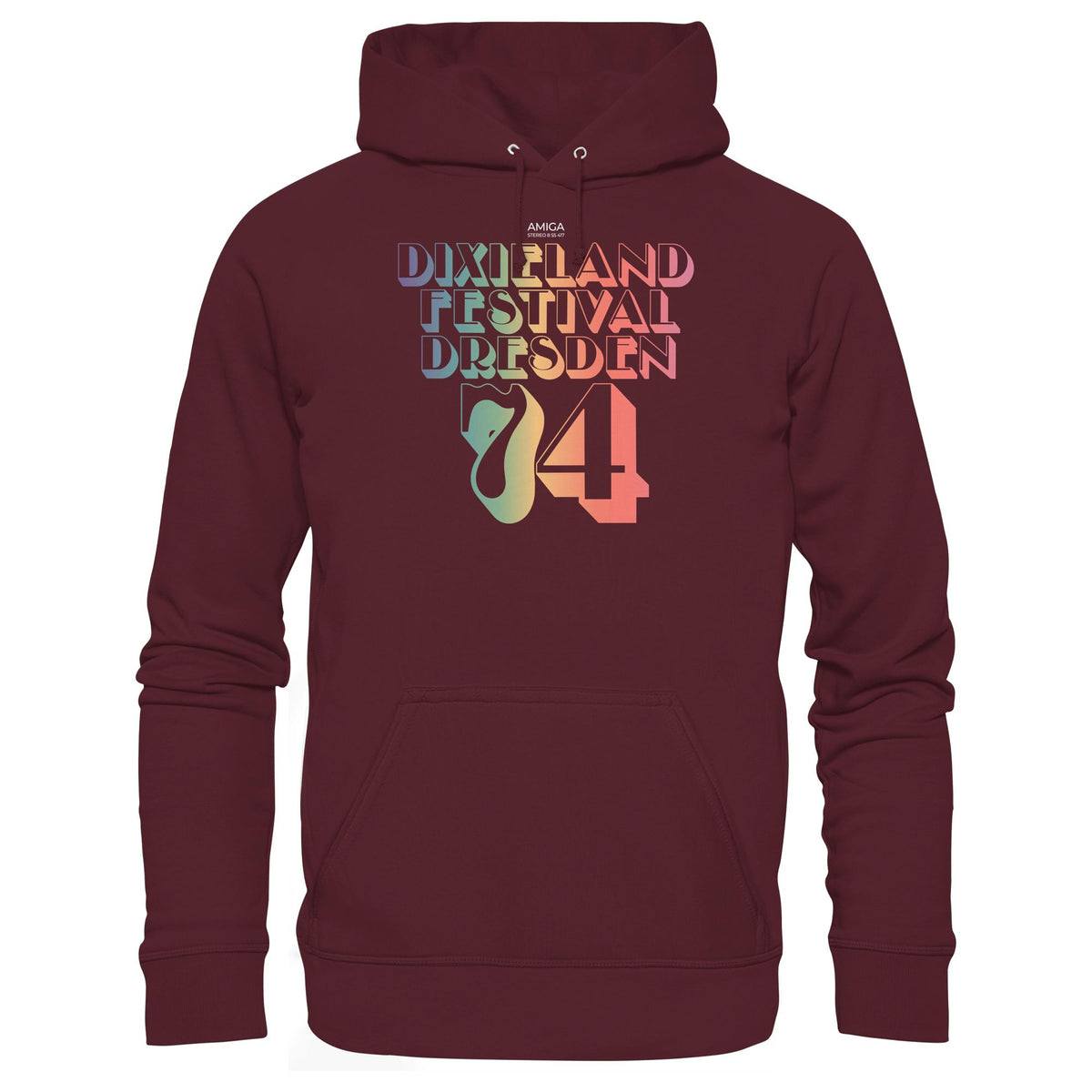 DDR Ostalgie Kapuze / Hoodie Unisex • DIXIELAND FESTIVAL DRESDEN 1974 (ORIGINAL-PLATTE)