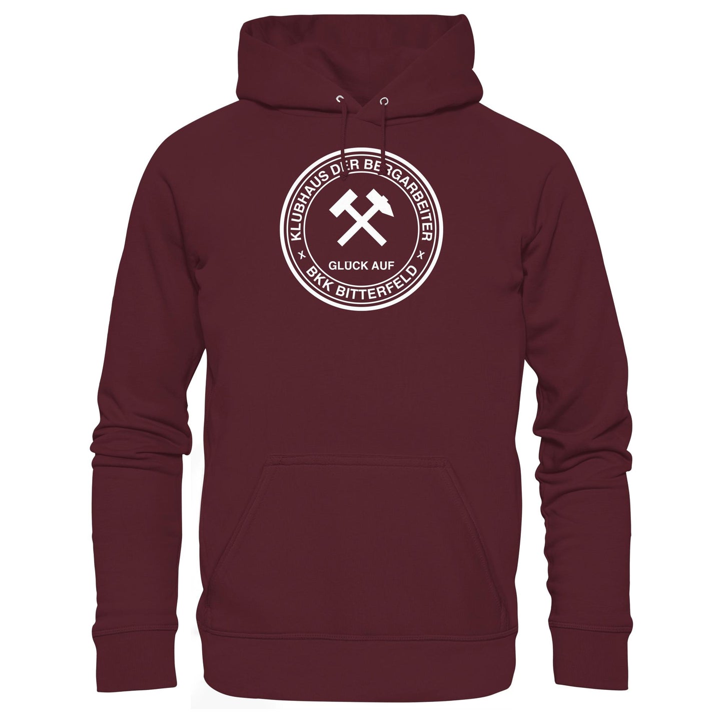 DDR Ostalgie Kapuze / Hoodie Unisex • KLUBHAUS DER BERGARBEITER BITTERFELD