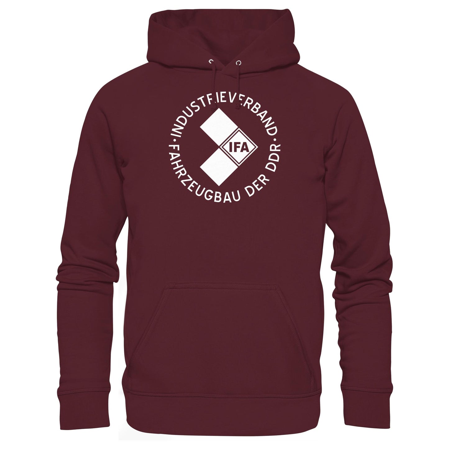 DDR Ostalgie Kapuze / Hoodie Unisex • IFA INDUSTRIEVERBAND FAHRZEUGBAU ( LOGO 1970er) - dunkel