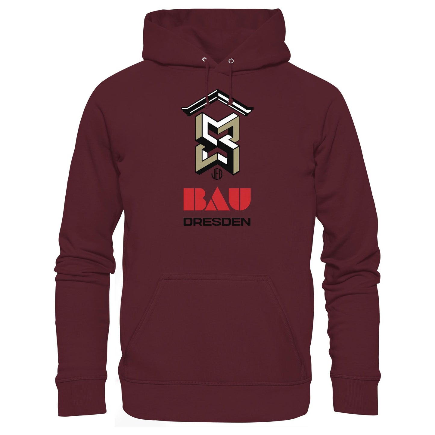 DDR Ostalgie Kapuze / Hoodie Unisex • VEB BAU DRESDEN