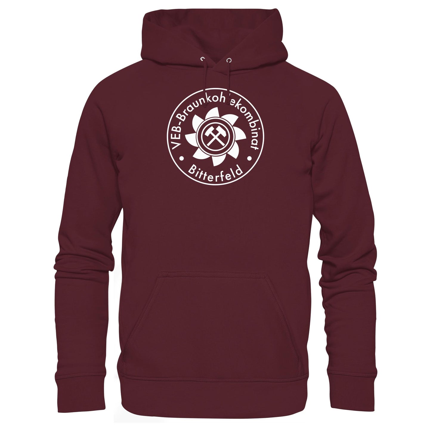 DDR Ostalgie Kapuze / Hoodie Unisex •  VEB BRAUNKOHLEKOMBINAT BITTERFELD