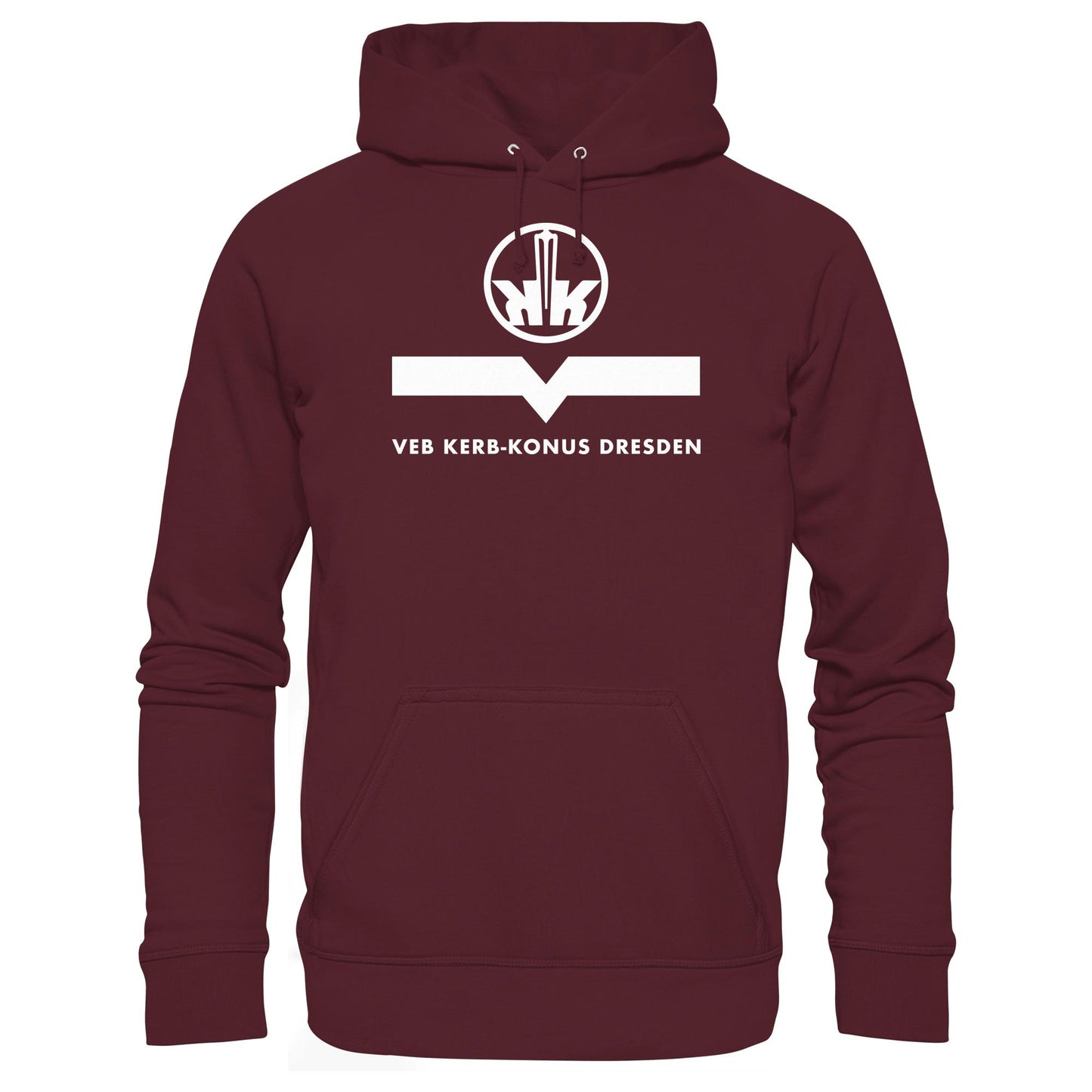 DDR Ostalgie Kapuze / Hoodie Unisex • VEB KERB-KONUS DRESDEN