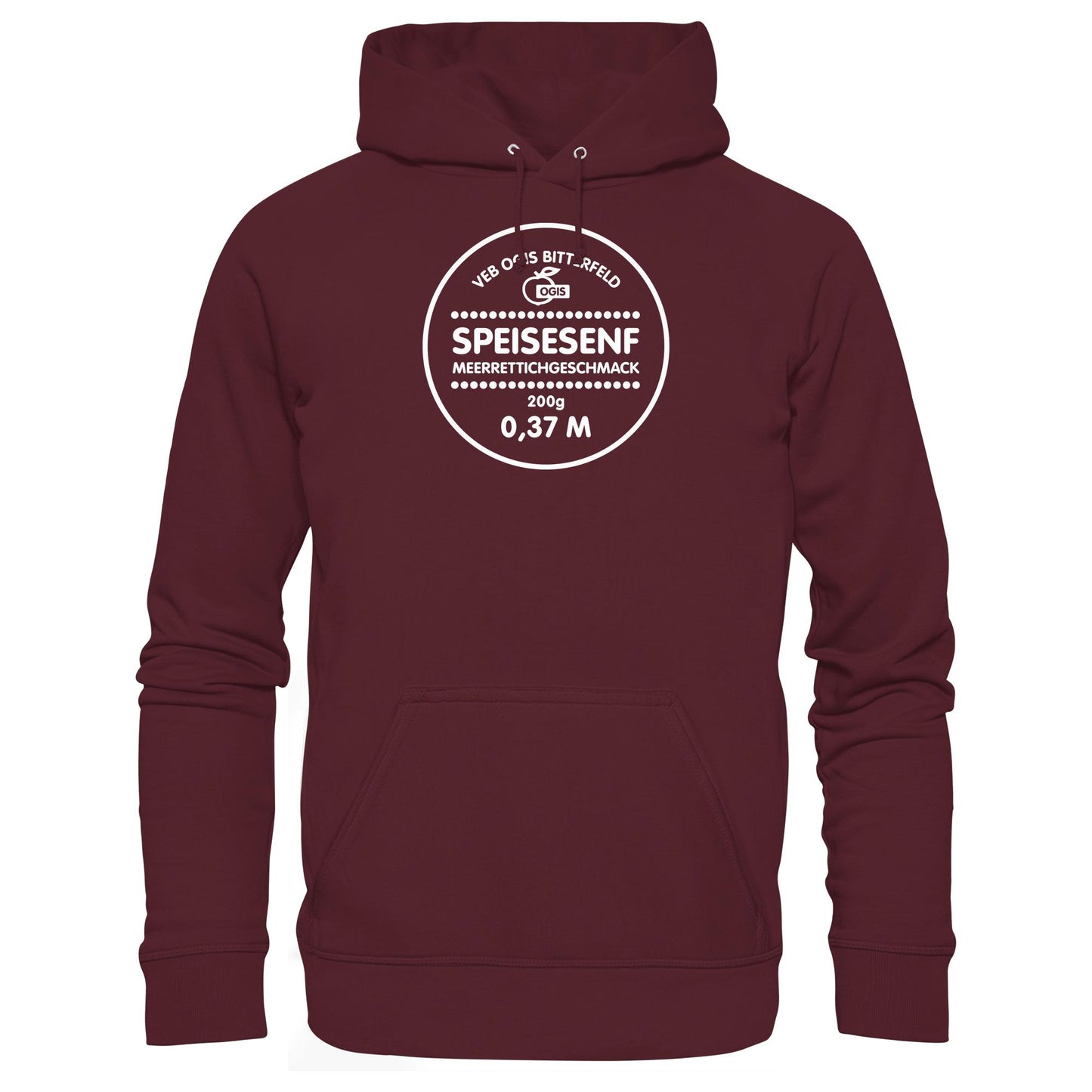 DDR Ostalgie Kapuze / Hoodie Unisex • VEB OGIS BITTERFELD - SPEISESENF