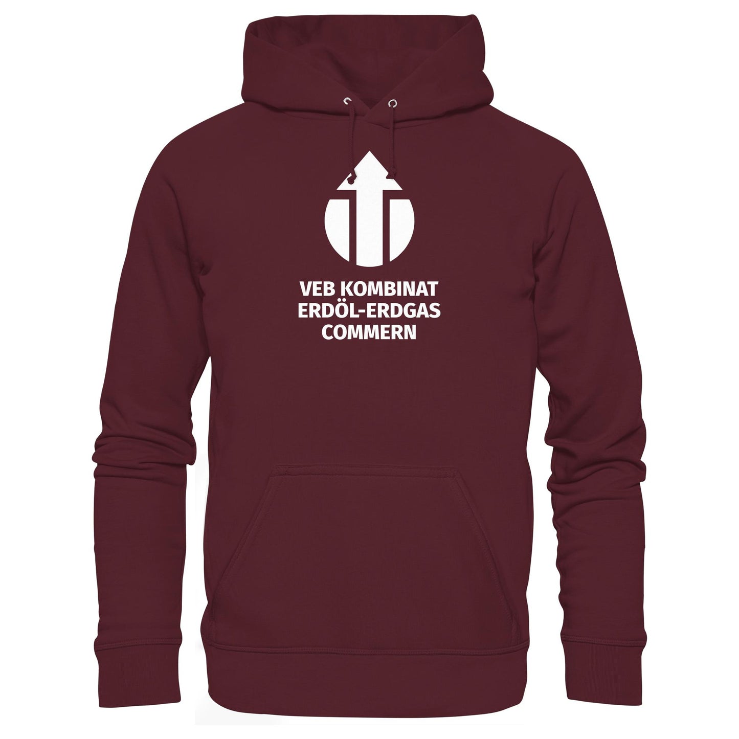 DDR Ostalgie Kapuze / Hoodie Unisex • VEB KOMBINAT ERDÖL-ERDGAS COMMERN