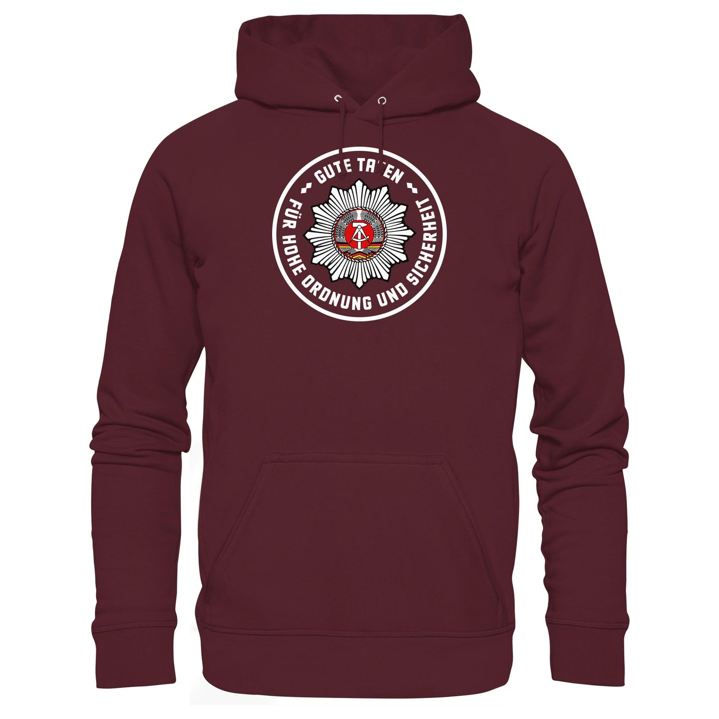 DDR Ostalgie Kapuze / Hoodie Unisex • ABZEICHEN VOLKSPOLIZEI FÜR JUNGE PIONIERE