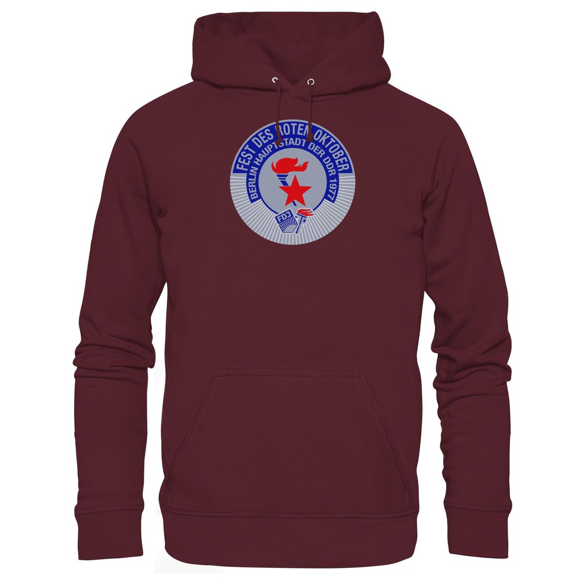 DDR Ostalgie Kapuze / Hoodie Unisex • FEST DES ROTEN OKTOBER 1977