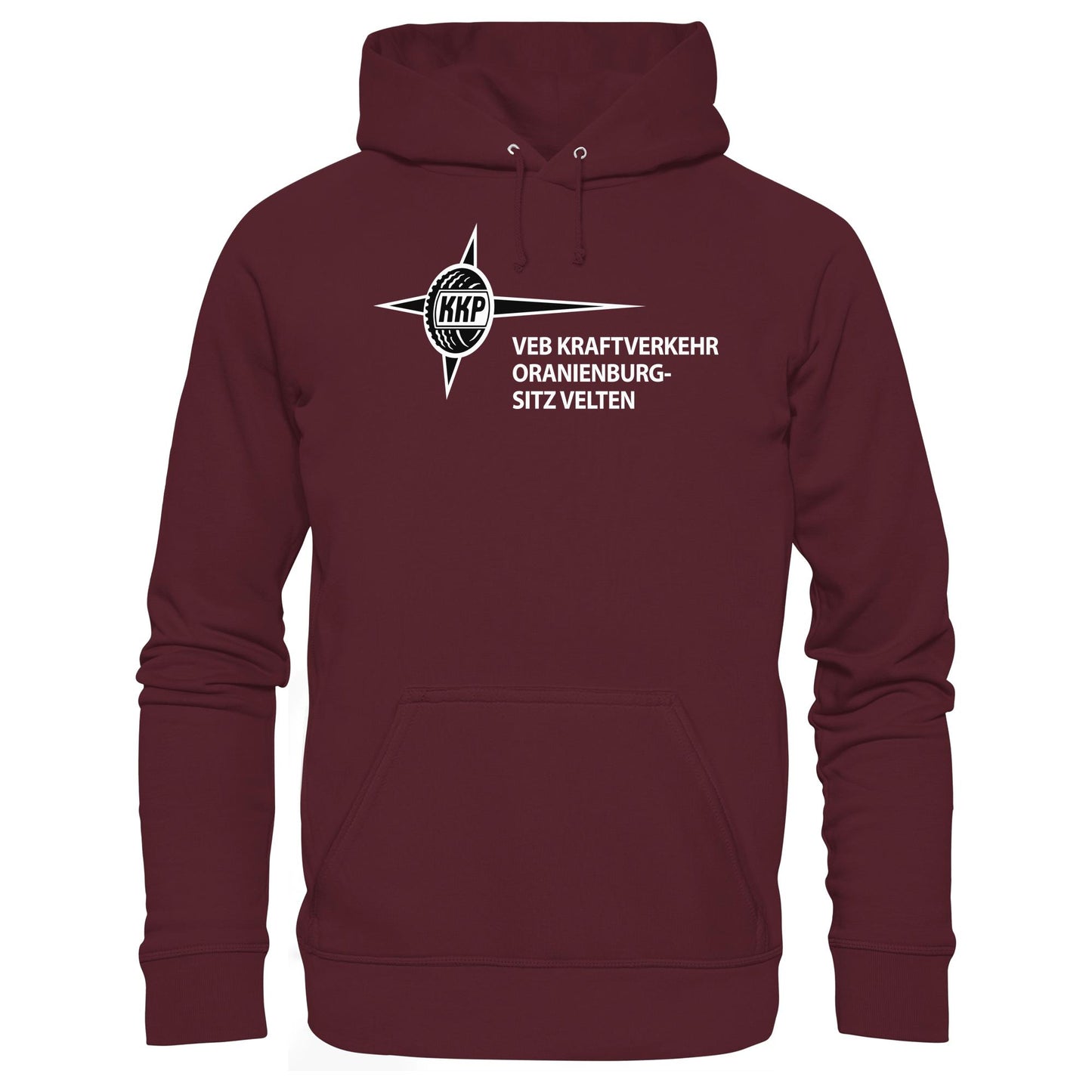 DDR Ostalgie Kapuze / Hoodie Unisex • VEB KRAFTVERKEHR ORANIENBURG