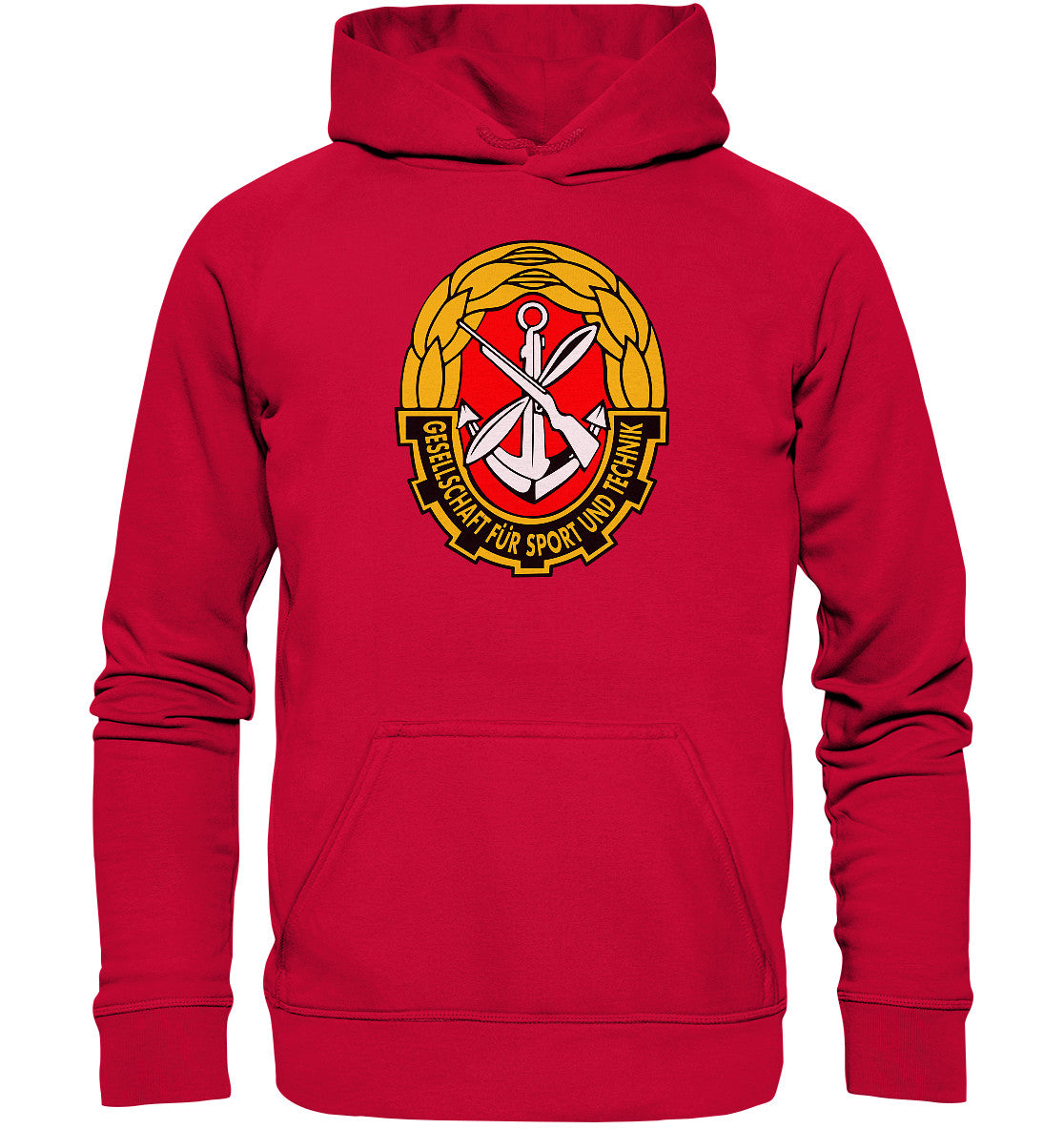 DDR Ostalgie Kapuze / Hoodie Unisex • GESELLSCHAFT FÜR SPORT UND TECHNIK