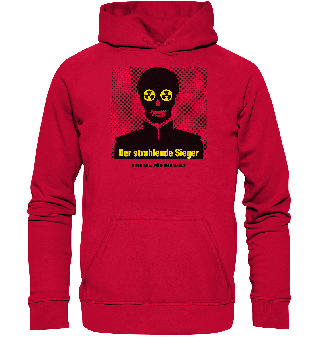 DDR Ostalgie Kapuze / Hoodie Unisex • DER STRAHLENDE SIEGER - FRIEDEN FÜR DIE WELT!