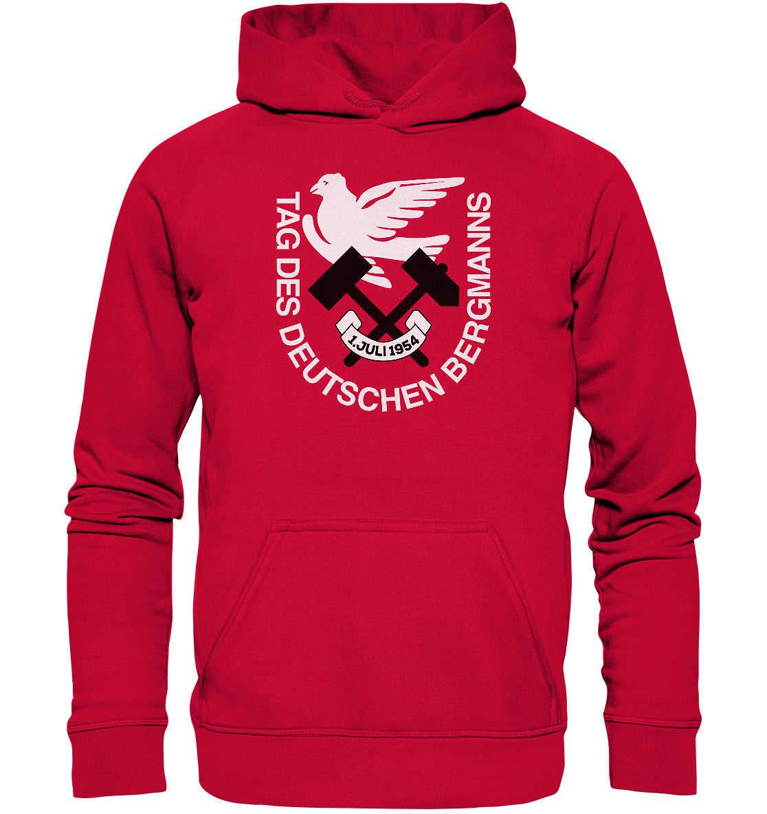 DDR Ostalgie Kapuze / Hoodie Unisex • TAG DES DEUTSCHEN BERGMANNS