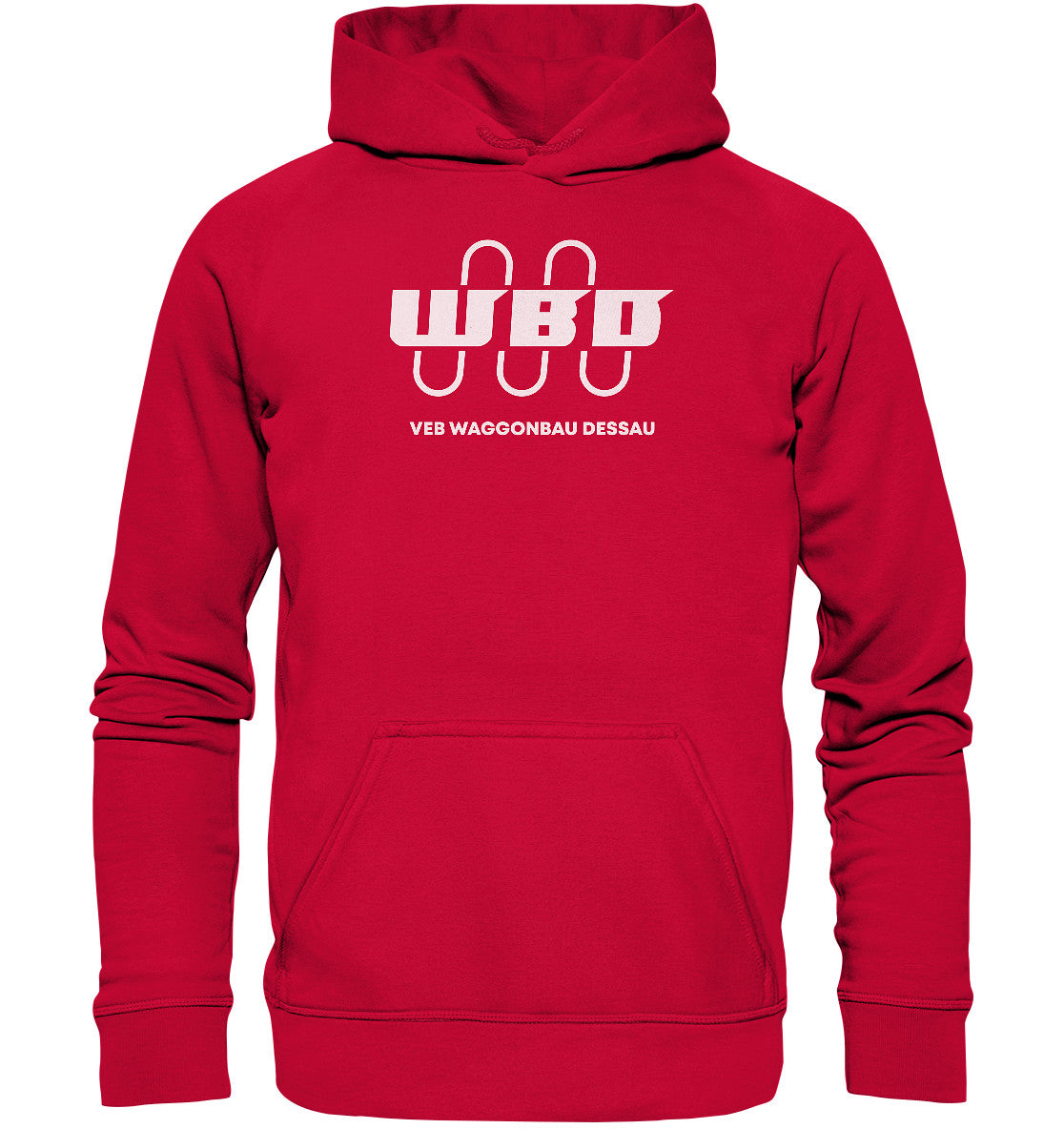 DDR Ostalgie Kapuze / Hoodie Unisex • VEB WAGGONBAU DESSAU