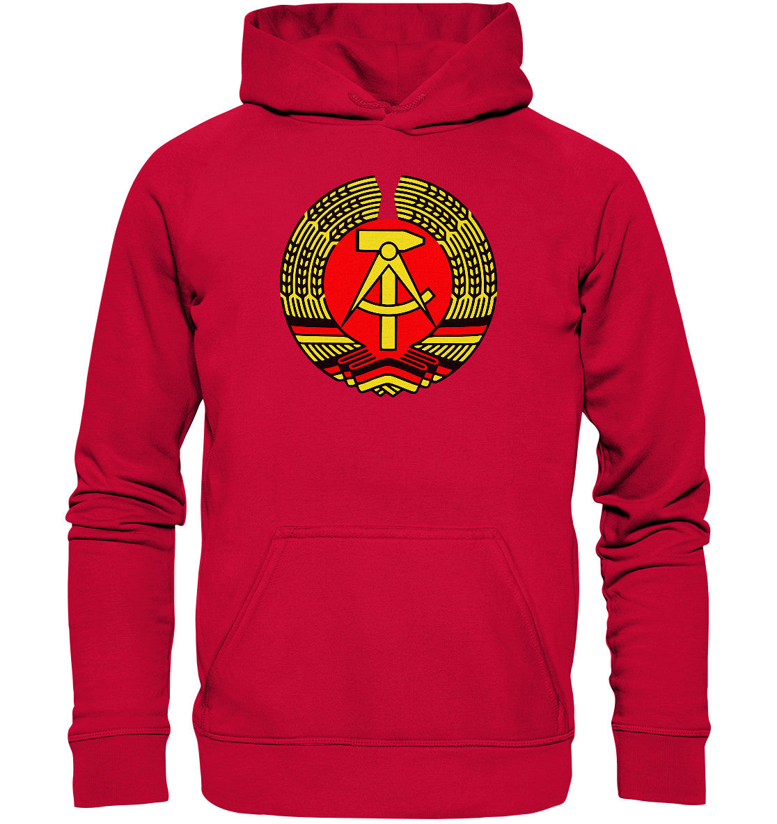 DDR Ostalgie Kapuze / Hoodie Unisex • DDR EMBLEM