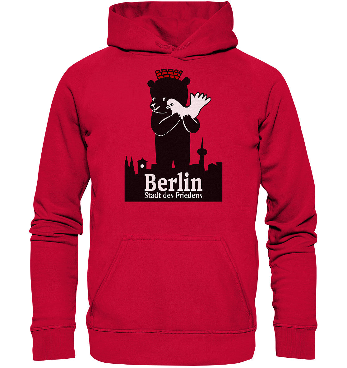 DDR Ostalgie Kapuze / Hoodie Unisex • BERLIN - STADT DES FRIEDENS - PLAKAT 1984