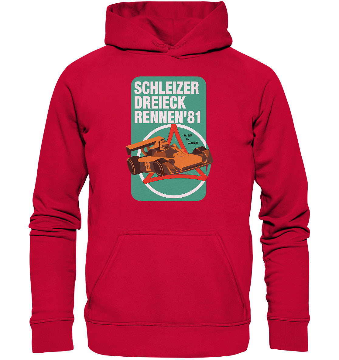 DDR Ostalgie Kapuze / Hoodie Unisex • SCHLEIZER DREIECK-RENNEN 1981