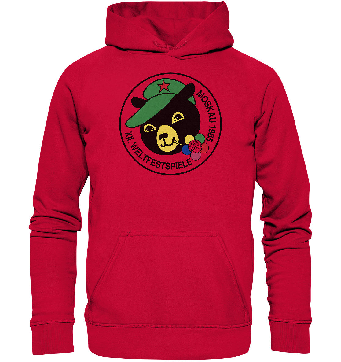 DDR Ostalgie Kapuze / Hoodie Unisex • WELTFESTSPIELE, MOSKAU 1985