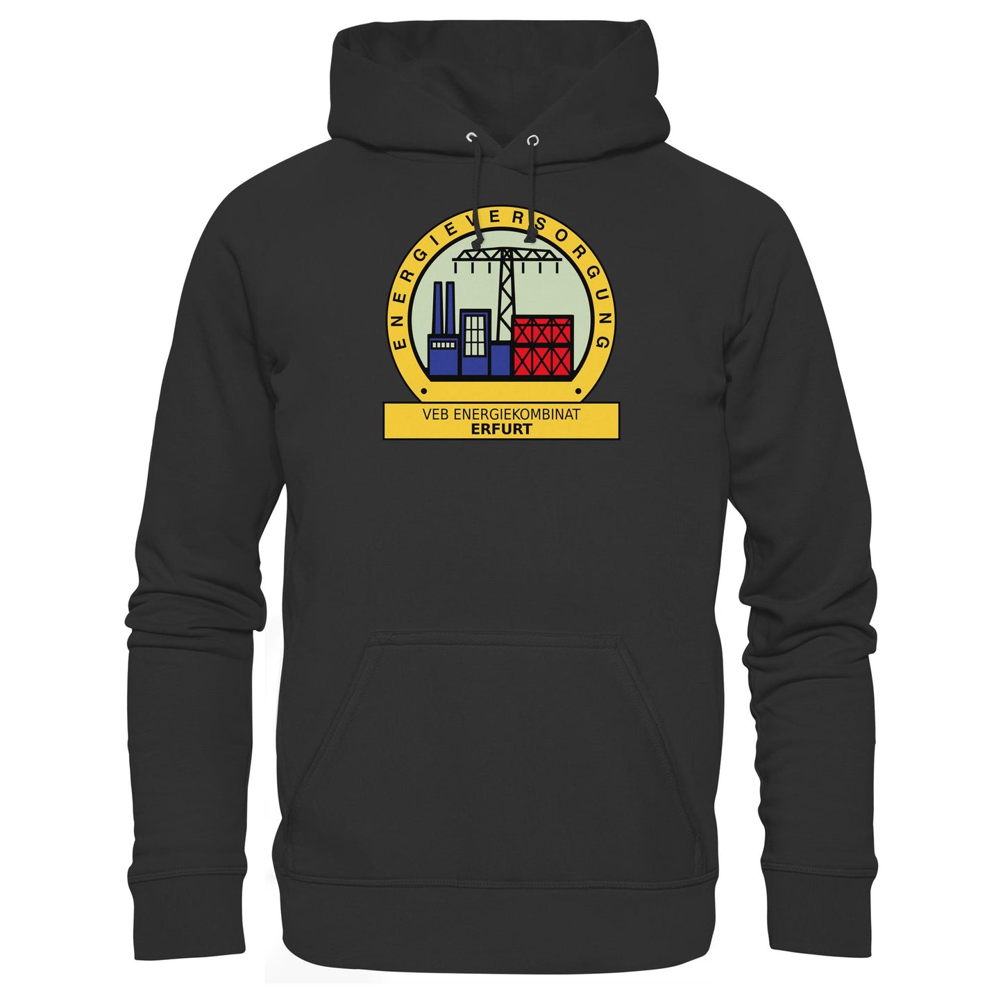 DDR Ostalgie Kapuze / Hoodie Unisex • VEB ENERGIEKOMBINAT ERFURT