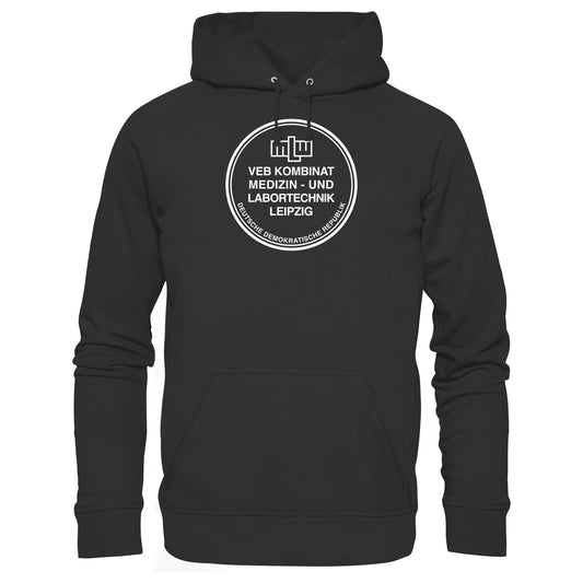 DDR Ostalgie Kapuze / Hoodie Unisex • VEB KOMBINAT MEDIZIN- UND LABORTECHNIK LEIPZIG
