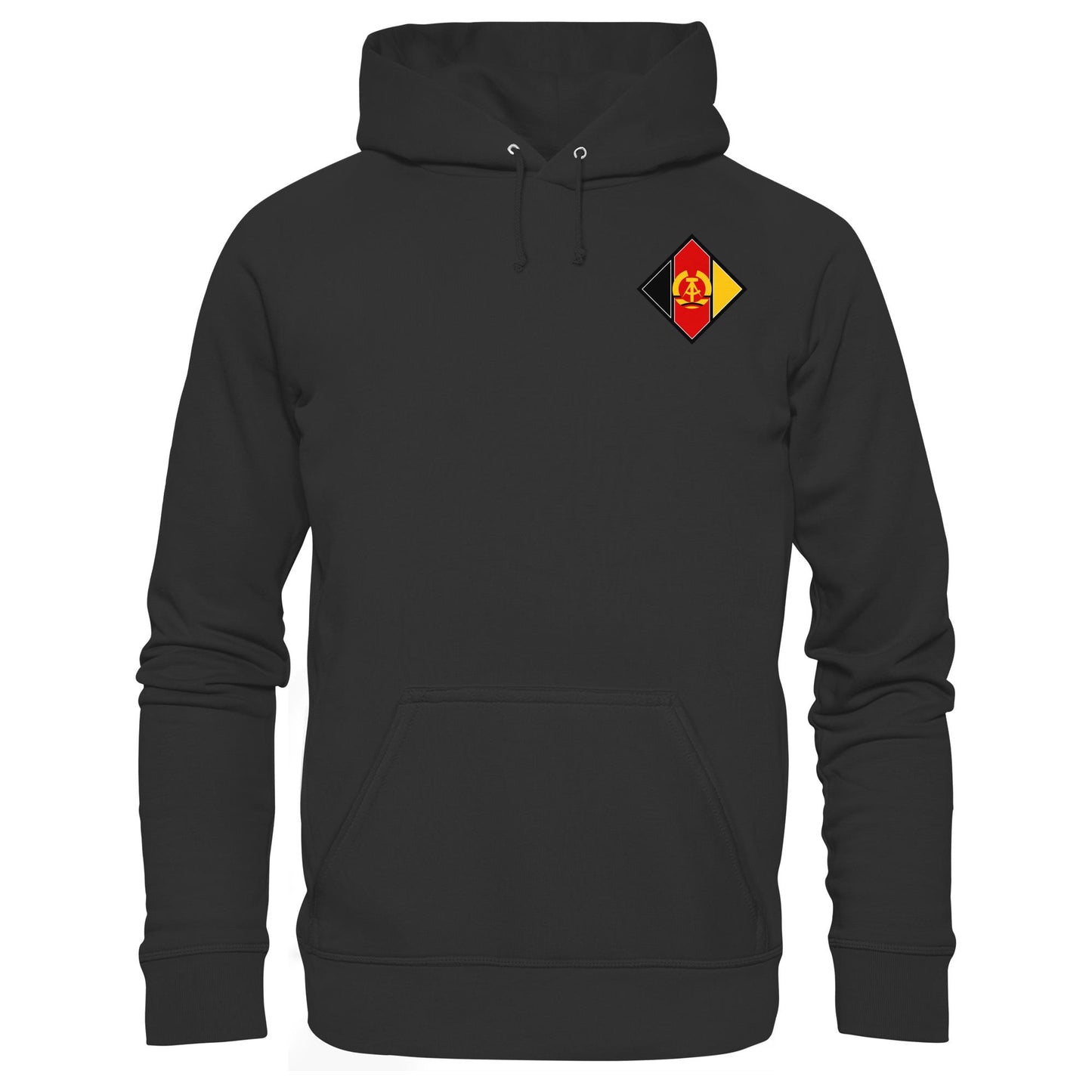 DDR Ostalgie Kapuze / Hoodie Unisex • NVA LUFSTSTREITKRÄFTE - BRUST BADGE