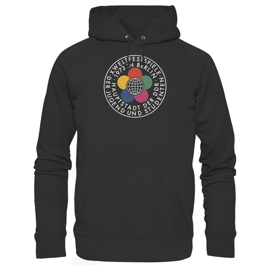 DDR Ostalgie Kapuze / Hoodie Unisex • WELTFESTSPIELE 1973 - dunkel