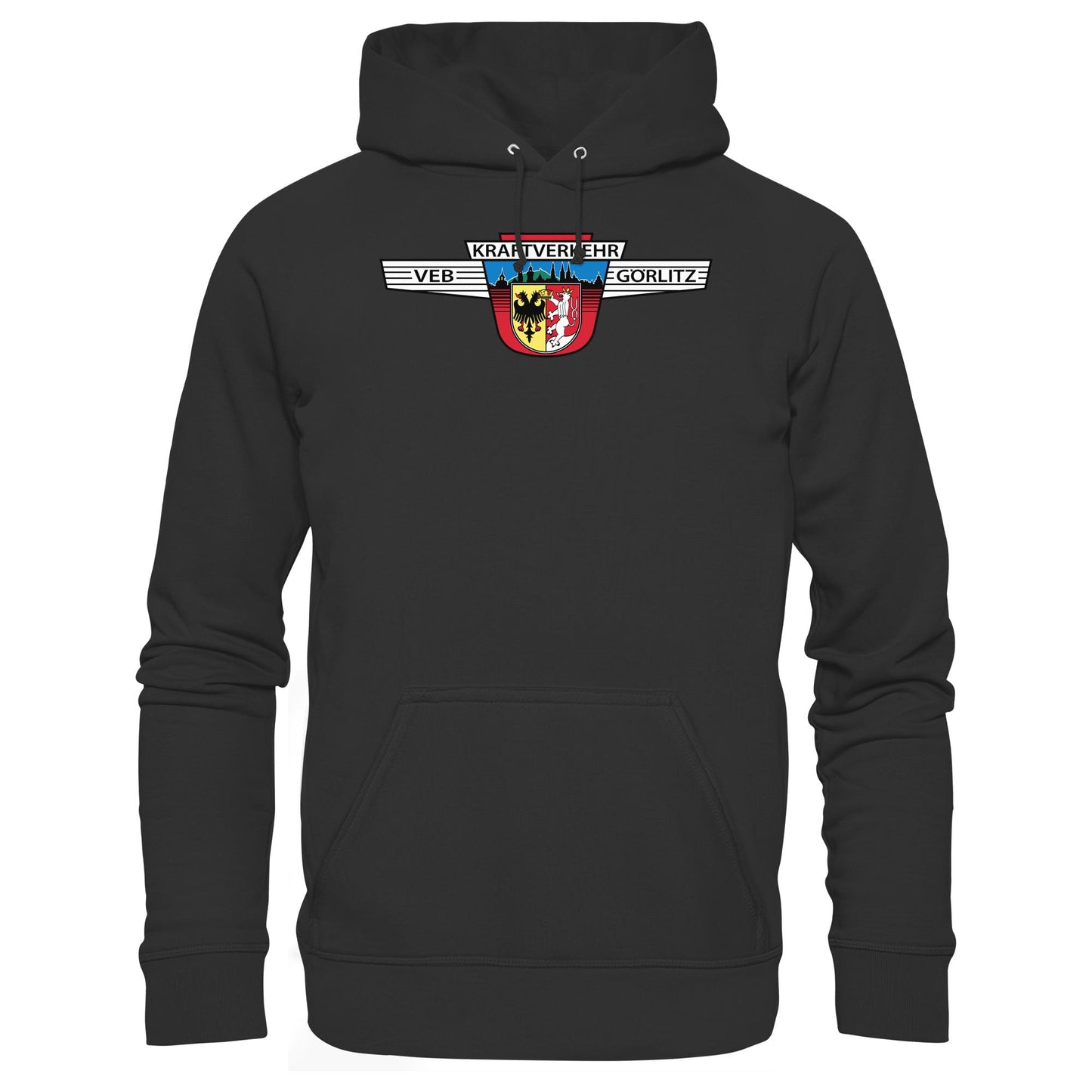 DDR Ostalgie Kapuze / Hoodie Unisex • VEB KRAFTVERKEHR GÖRLITZ