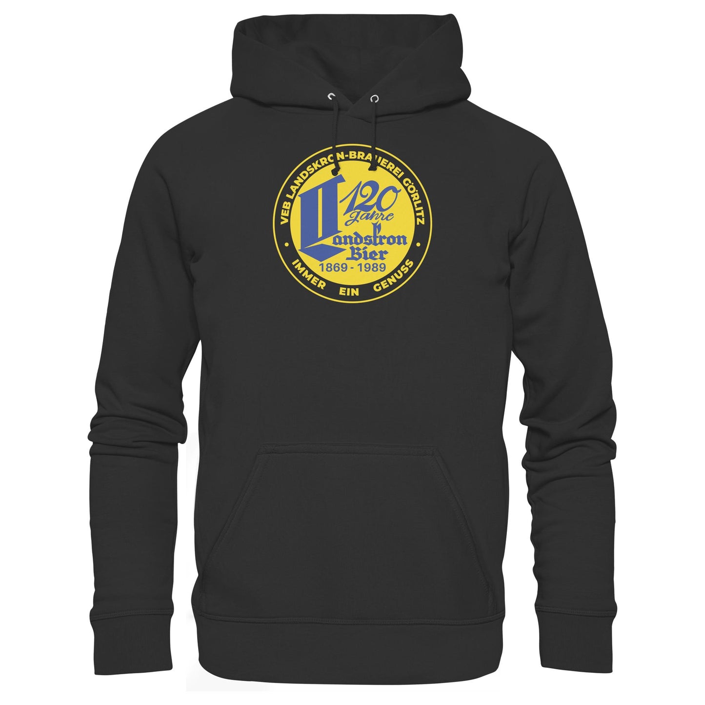 DDR Ostalgie Kapuze / Hoodie Unisex • VEB LANDSKRON-BRAUEREI BIERE GÖRLITZ