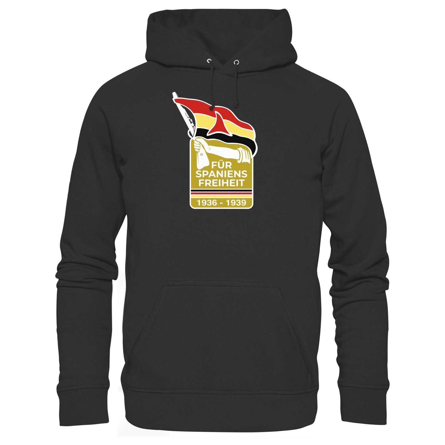 DDR Ostalgie Kapuze / Hoodie Unisex • FÜR SPANIENS FREIHEIT - ABZEICHEN SPANIENKÄMPFER
