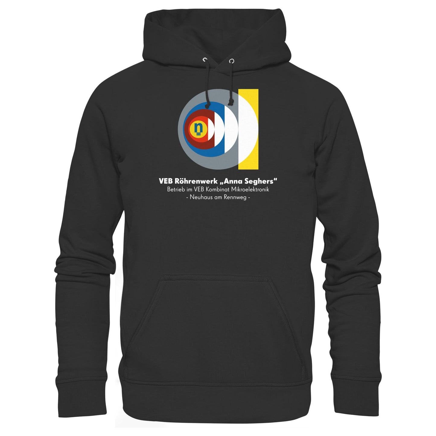 DDR Ostalgie Kapuze / Hoodie Unisex • VEB RÖHRENWERK ANNA SEGHERS - NEUHAUS