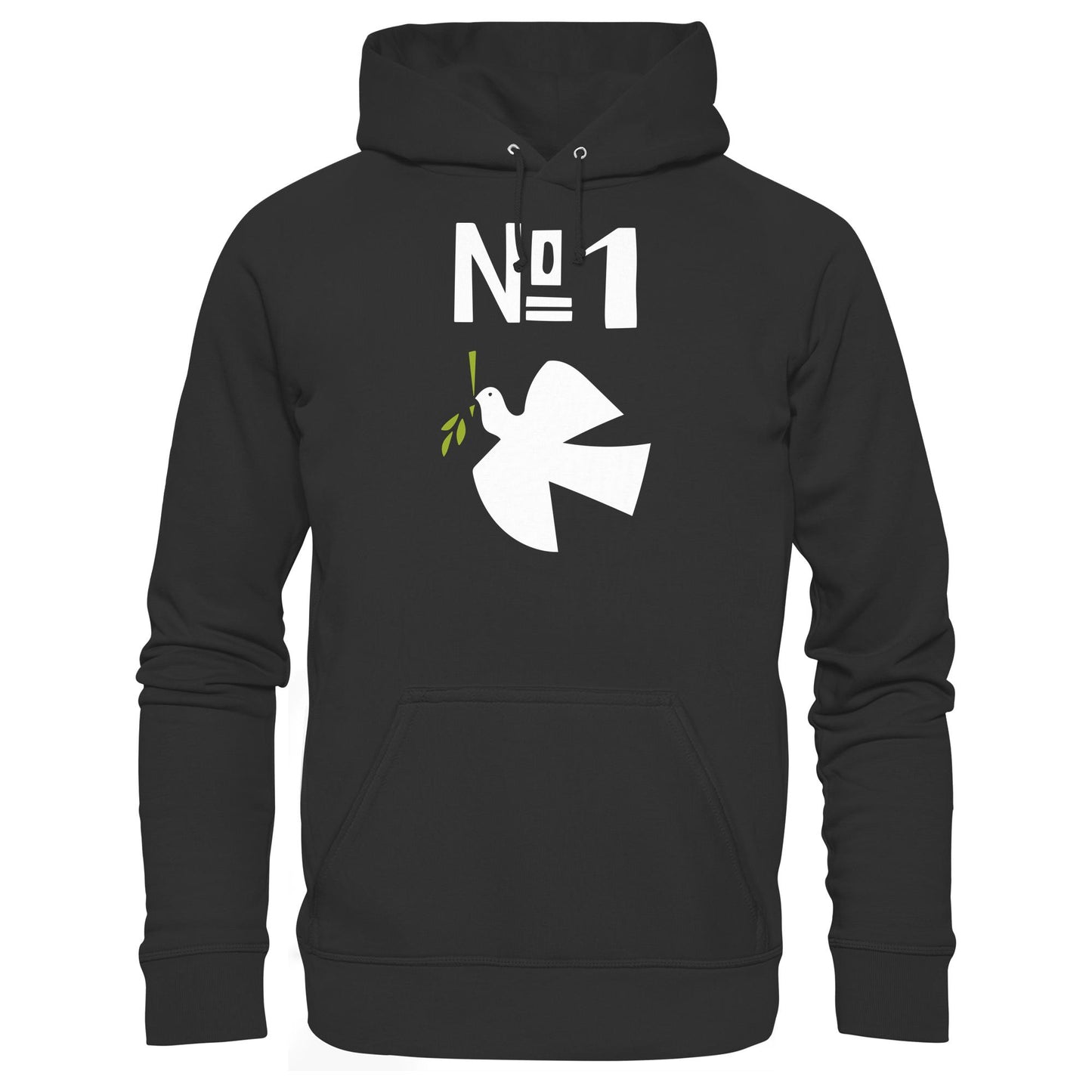 DDR Ostalgie Kapuze / Hoodie Unisex • NO. 1 PRIORITÄT - FRIEDEN! (ORIGINAL PLAKAT)