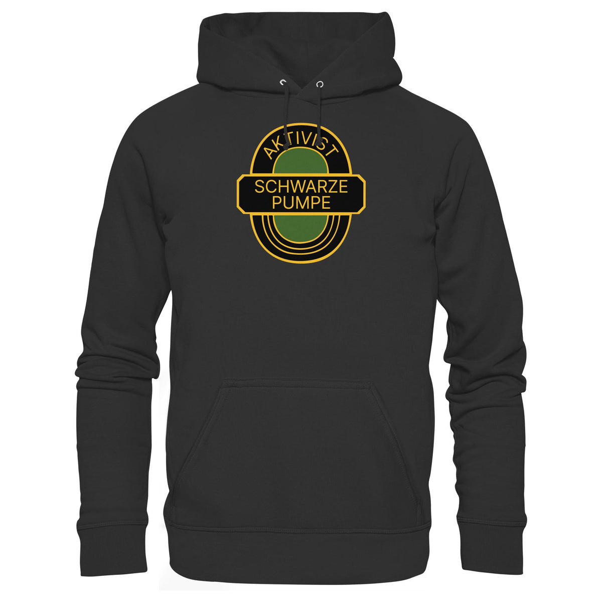 DDR Ostalgie Kapuze / Hoodie Unisex • AKTIVIST SCHWARZE PUMPE