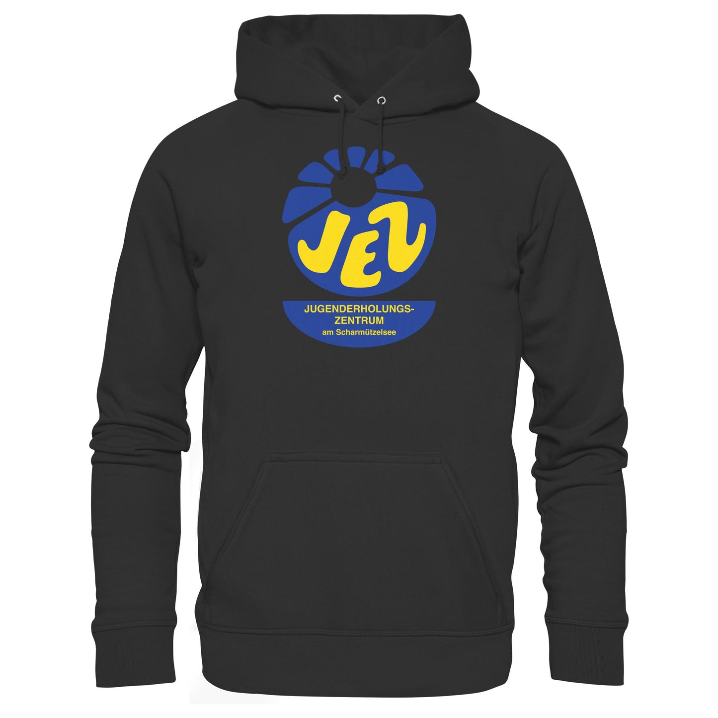 DDR Ostalgie Kapuze / Hoodie Unisex • JEZ - JUGENDERHOLUNGSZENTRUM SCHARMÜTZELSEE