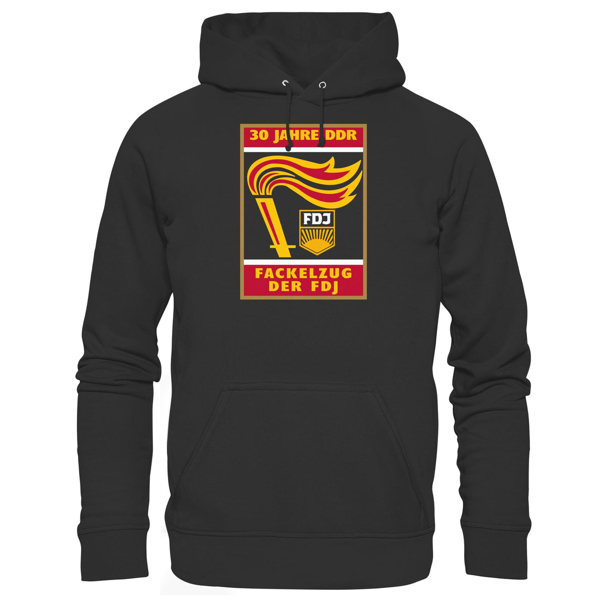 DDR Ostalgie Kapuze / Hoodie Unisex • 30 JAHRE DDR