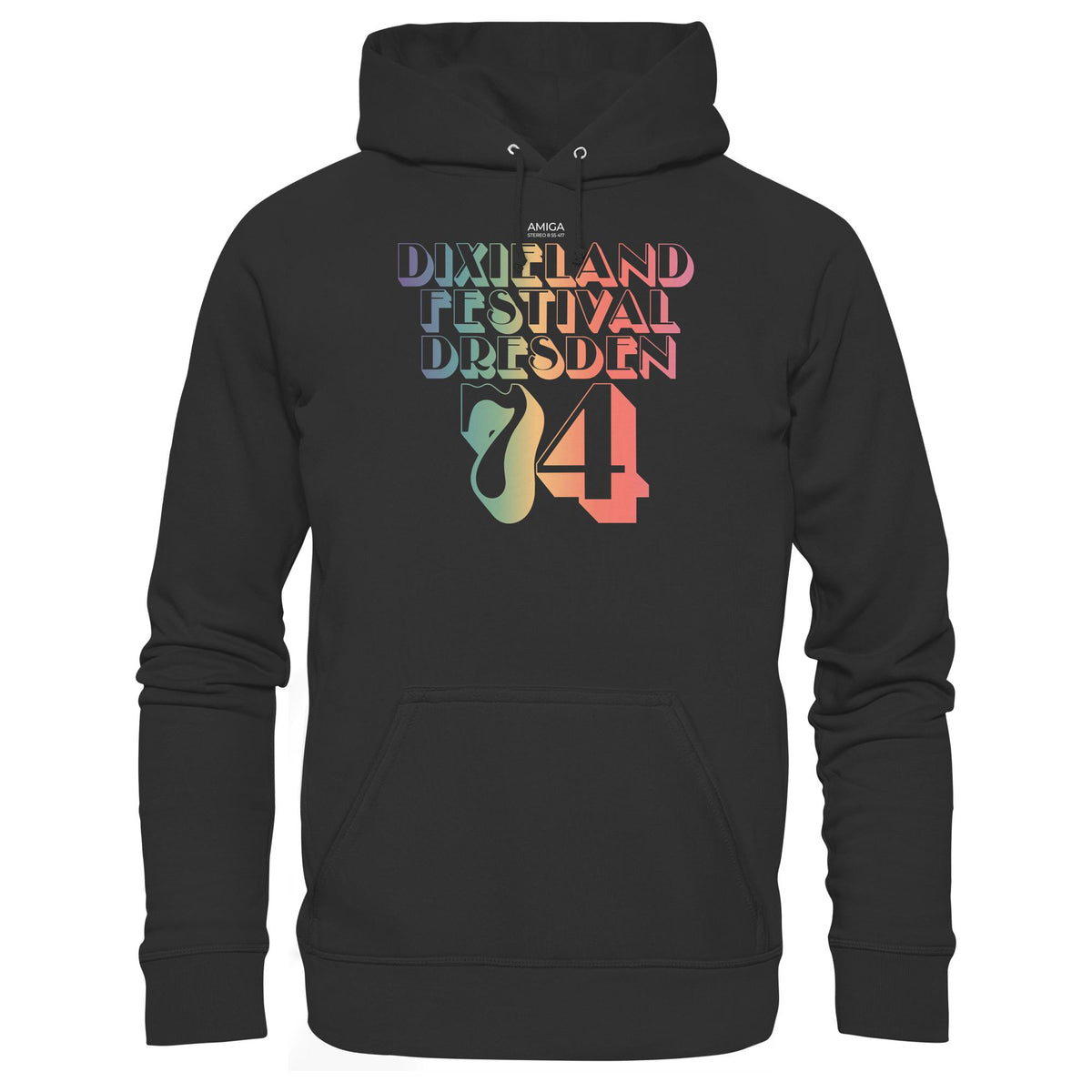 DDR Ostalgie Kapuze / Hoodie Unisex • DIXIELAND FESTIVAL DRESDEN 1974 (ORIGINAL-PLATTE)