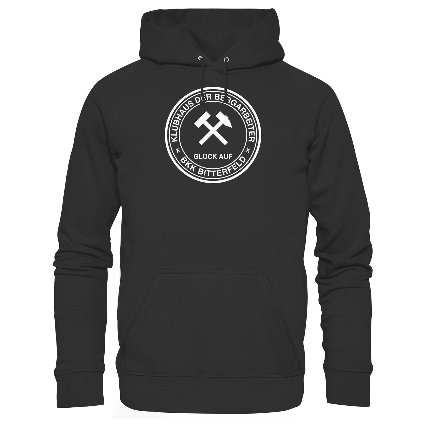 DDR Ostalgie Kapuze / Hoodie Unisex • KLUBHAUS DER BERGARBEITER BITTERFELD