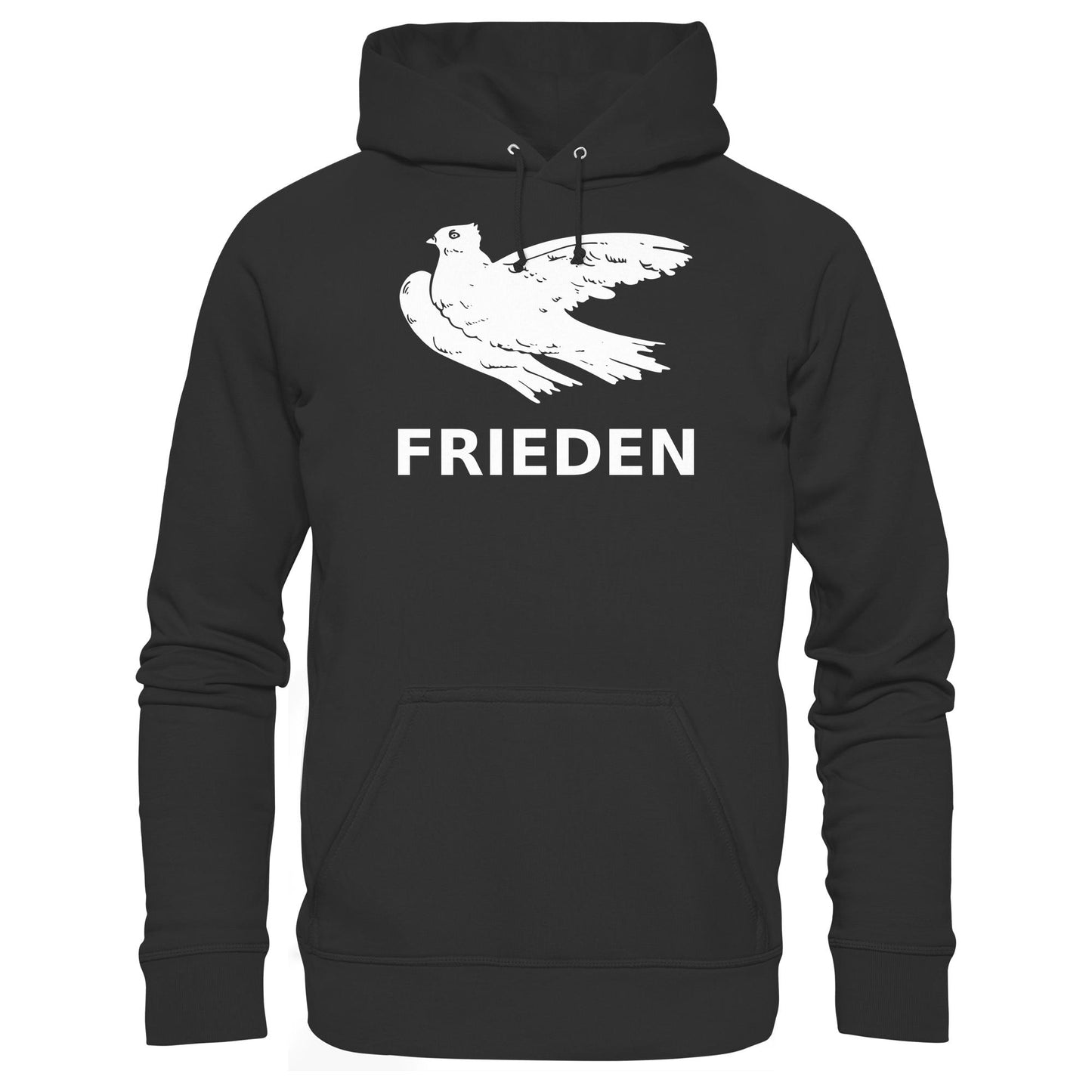DDR Ostalgie Kapuze / Hoodie Unisex • FRIEDEN (MOTIV ORIGINAL ANSTECKPIN)