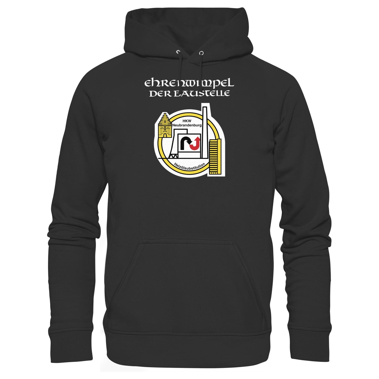 DDR Ostalgie Kapuze / Hoodie Unisex • EHRENWIMPEL HKW NEUBRANDENBURG