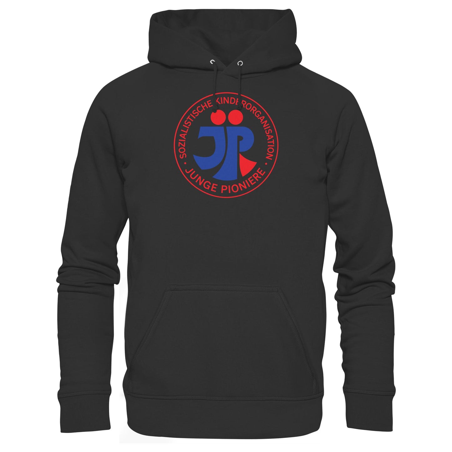 DDR Ostalgie Kapuze / Hoodie Unisex • JP - JUNGE PIONIERE (ORIGINAL NICKI-MOTIV)