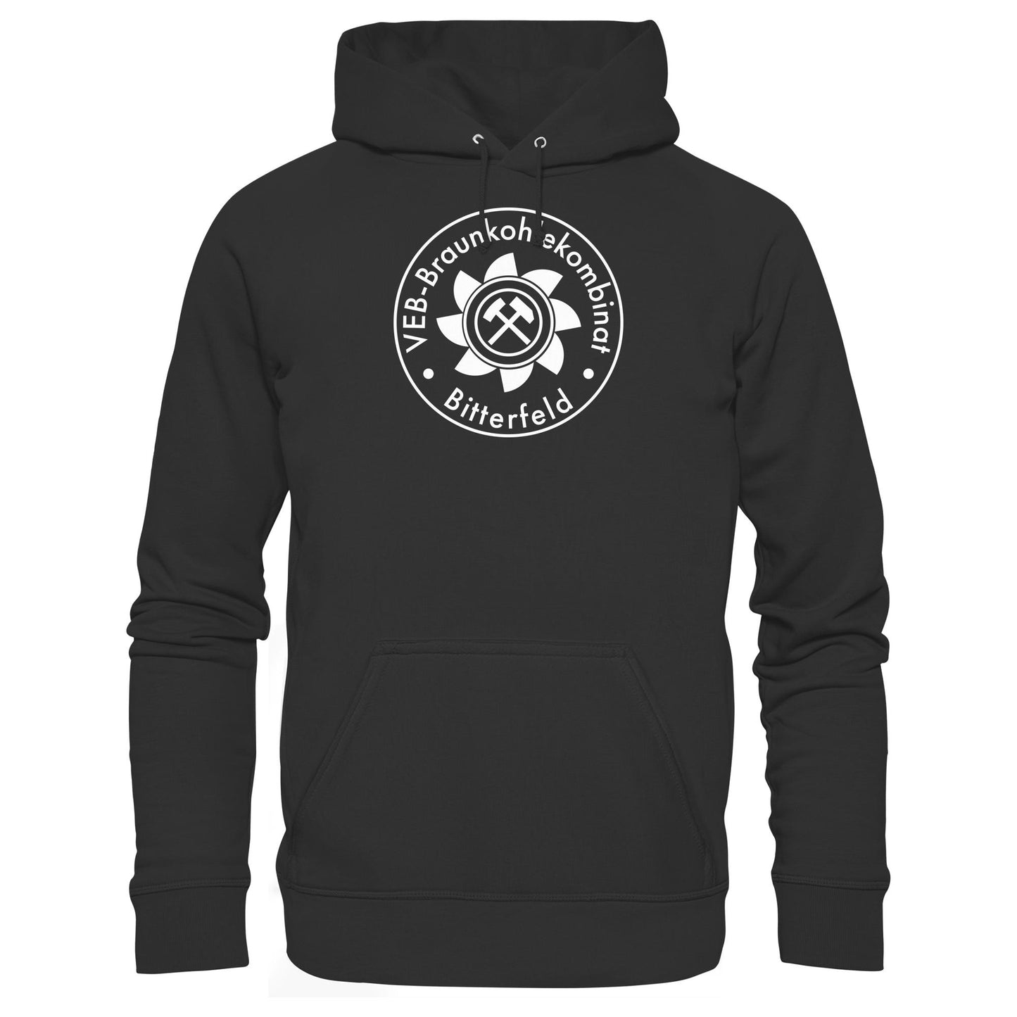 DDR Ostalgie Kapuze / Hoodie Unisex •  VEB BRAUNKOHLEKOMBINAT BITTERFELD