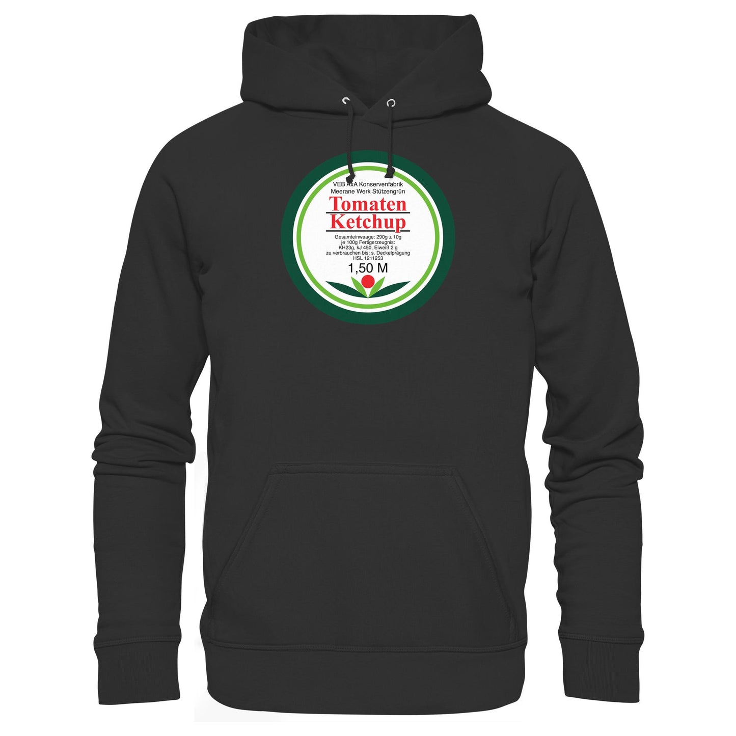 DDR Ostalgie Kapuze / Hoodie Unisex • VEB AXA KONSERVEN MEERANE - TOMATEN-KETCHUP