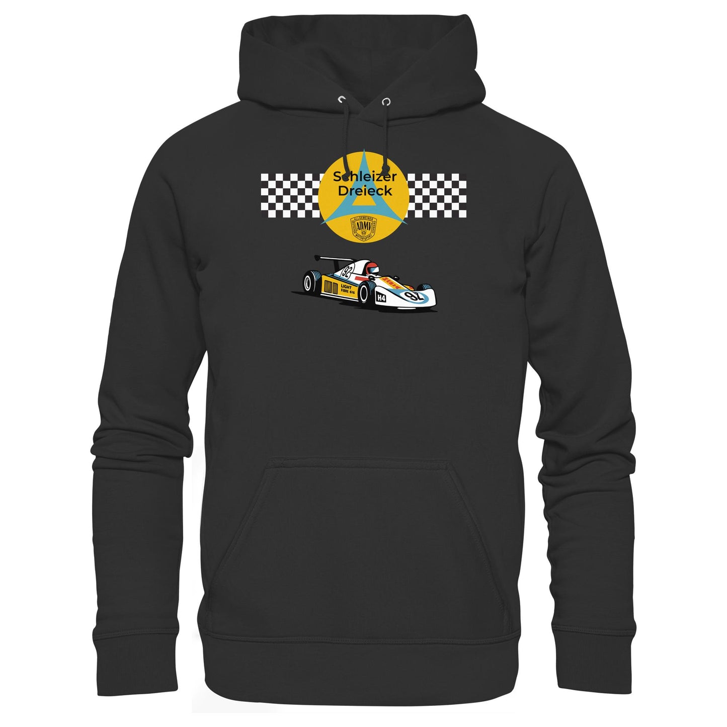 DDR Ostalgie Kapuze / Hoodie Unisex • SCHLEIZER DREIECK DDR (ORIGINAL-WIMPEL)