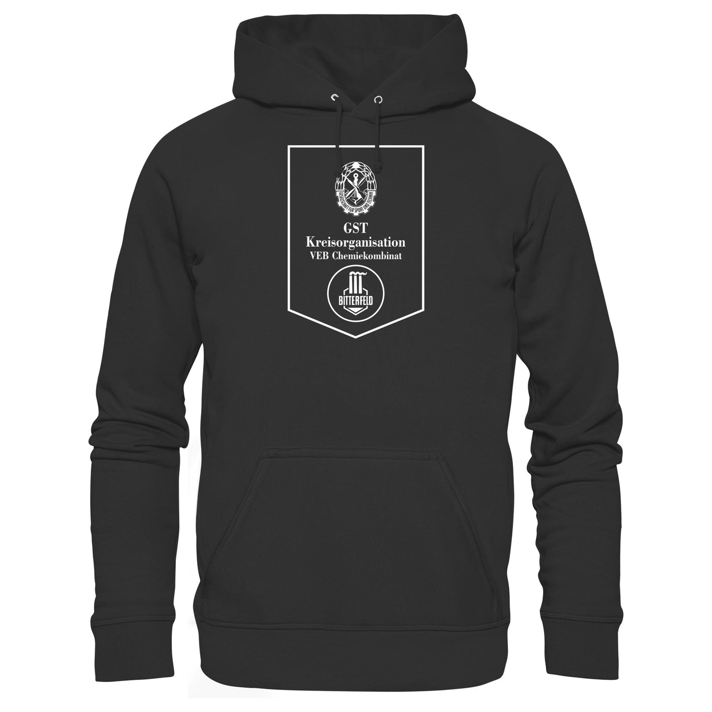 DDR Ostalgie Kapuze / Hoodie Unisex • GST DES VEB CHEMIEKOMBINAT BITTERFELD