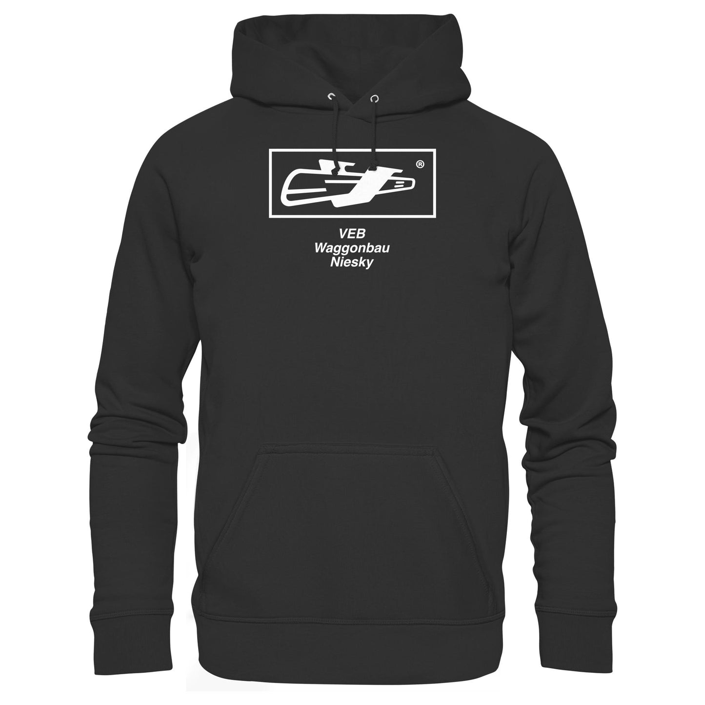 DDR Ostalgie Kapuze / Hoodie Unisex • VEB WAGGONBAU NIESKY